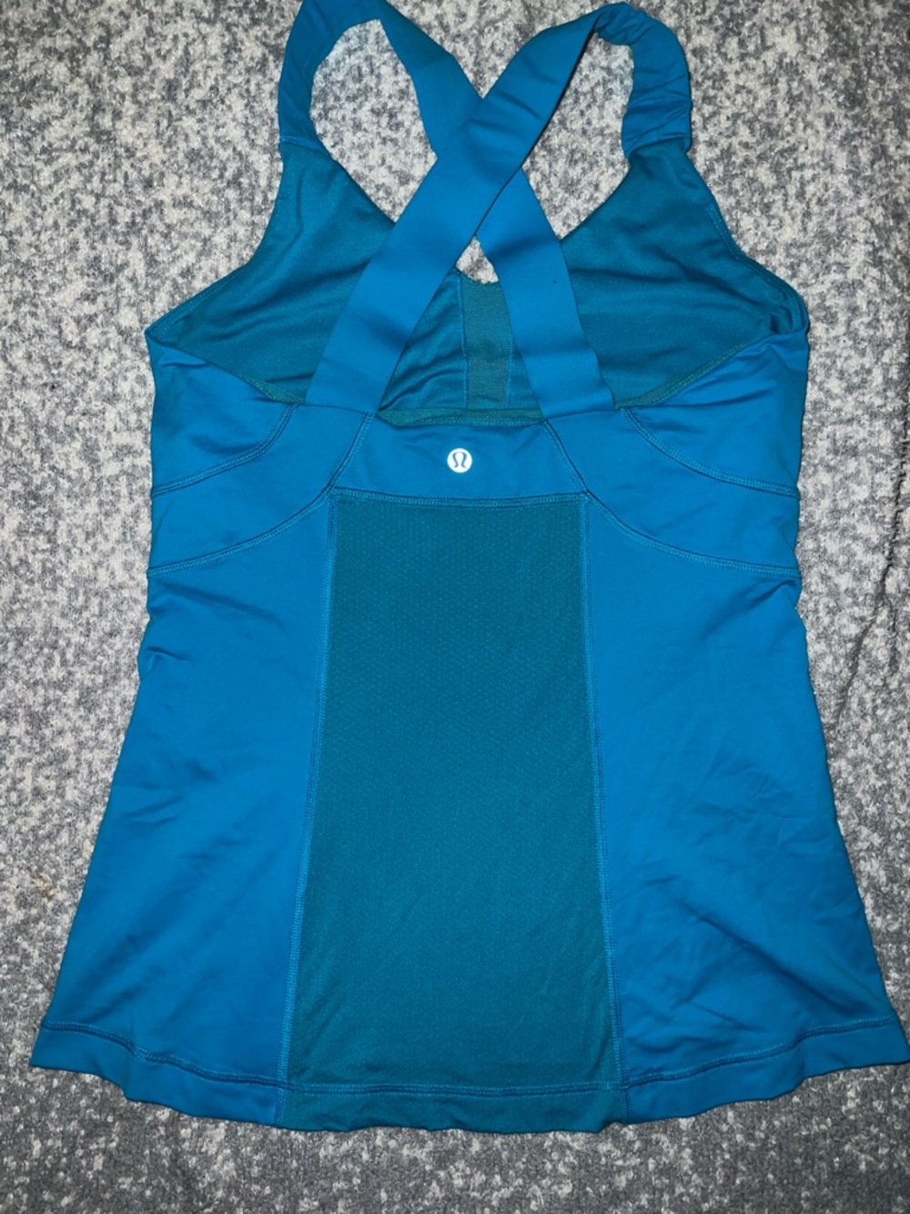 Lululemon Push Your Limits Tank Top Size 8 in a teal or aquamarine shade